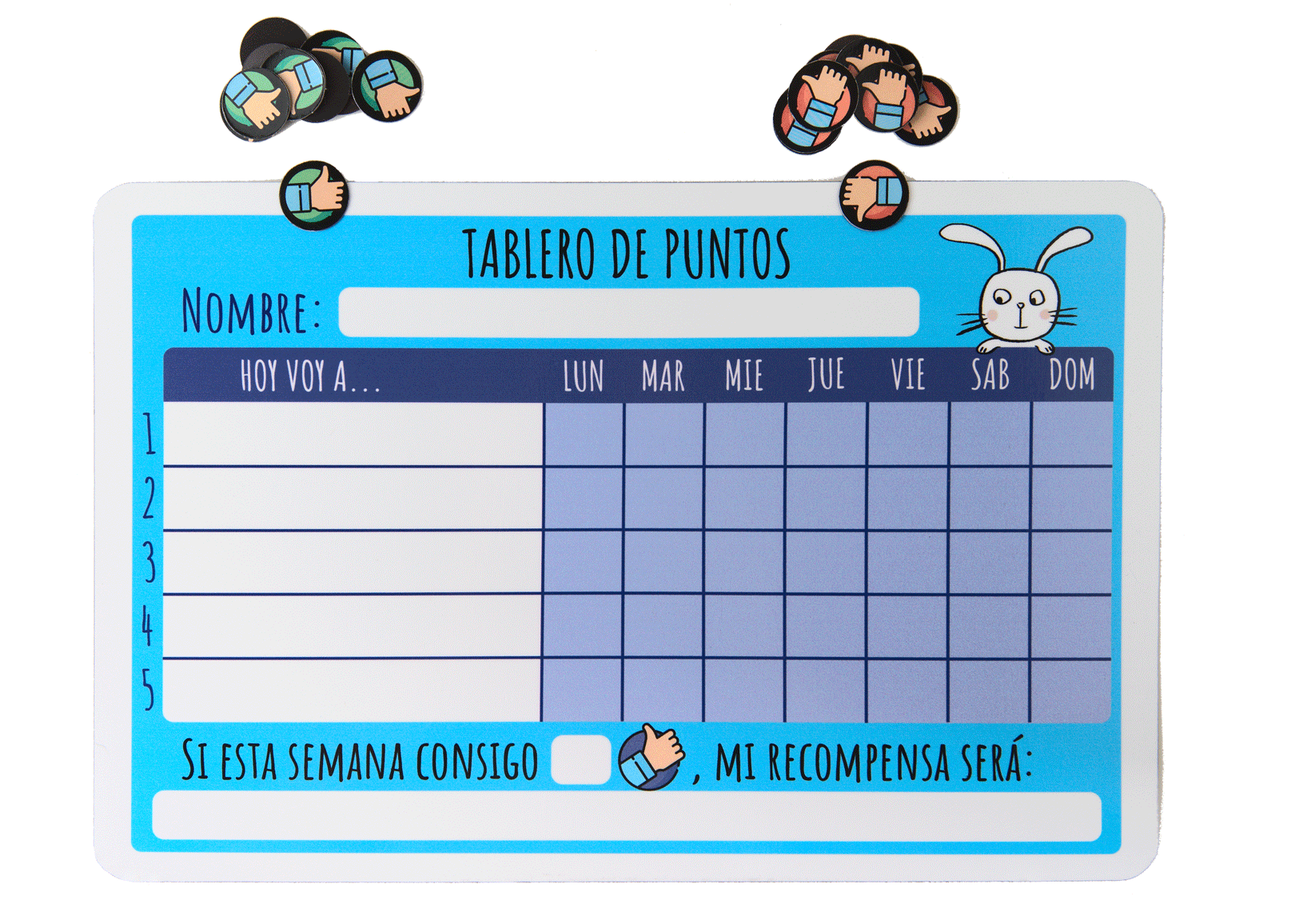 Economía de Fichas para niños - Testa Didácticos y Terapéuticos
